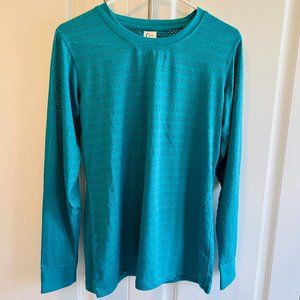 ZYIA Active mesh green long sleeve